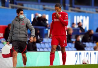 Klopp is not getting his hopes up over Virgil Van Dijk's fitness