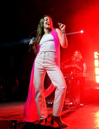 Best Coachella Fashion Looks | Maggie Rogers performs at Gobi Tent during the 2019 Coachella Valley Music And Arts Festival on April 20, 2019 in Indio, California.