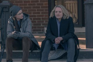 Elisabeth Moss and Alexis Bledel in The Handmaid's Tale