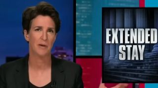 Rachel Maddow presents an MSNBC segment