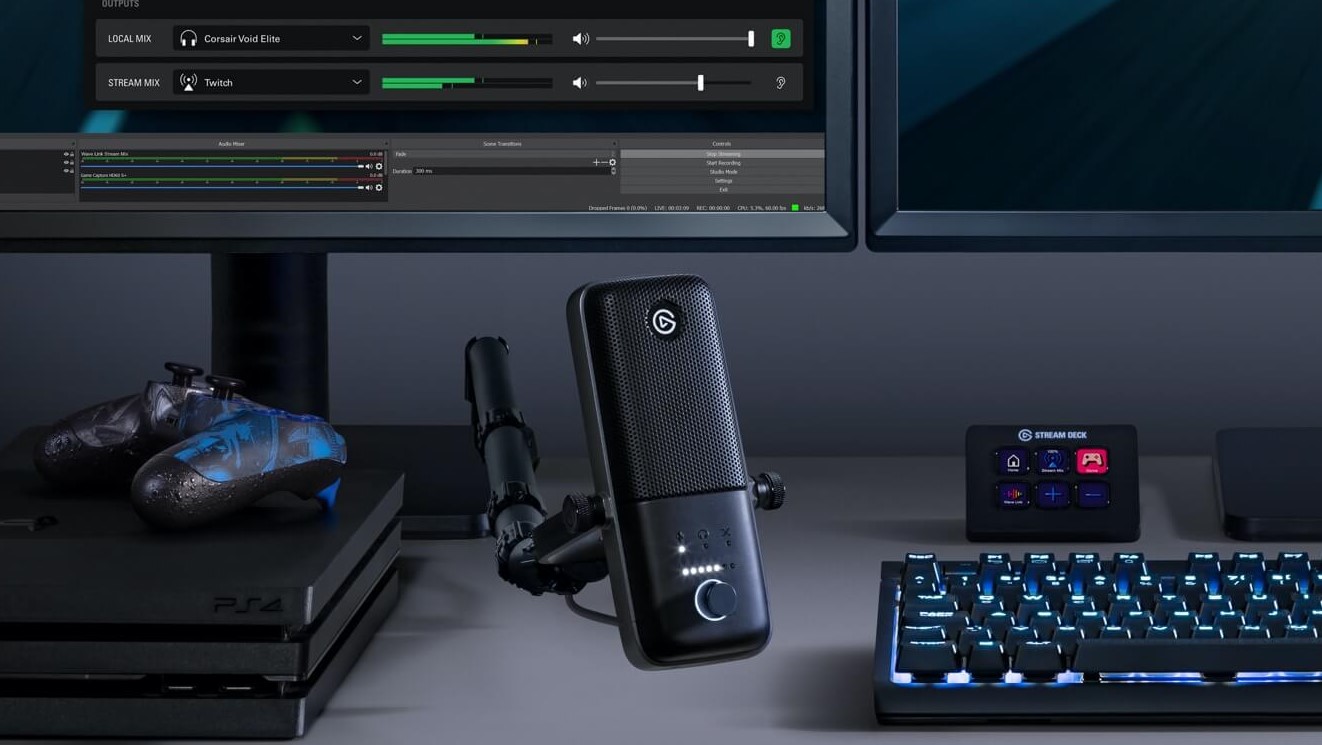 The best gaming microphone for streamers: Elgato Wave: 3