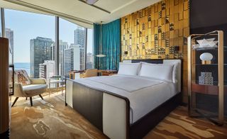 Guestroom at The Viceroy Hotel, Chicago, USA