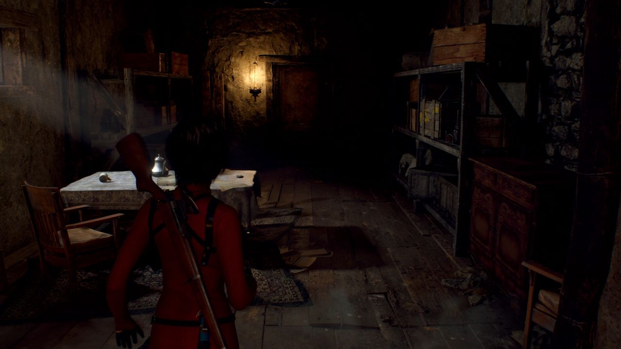 Screenshot of the Resident Evil 4: Separate Ways preview video.