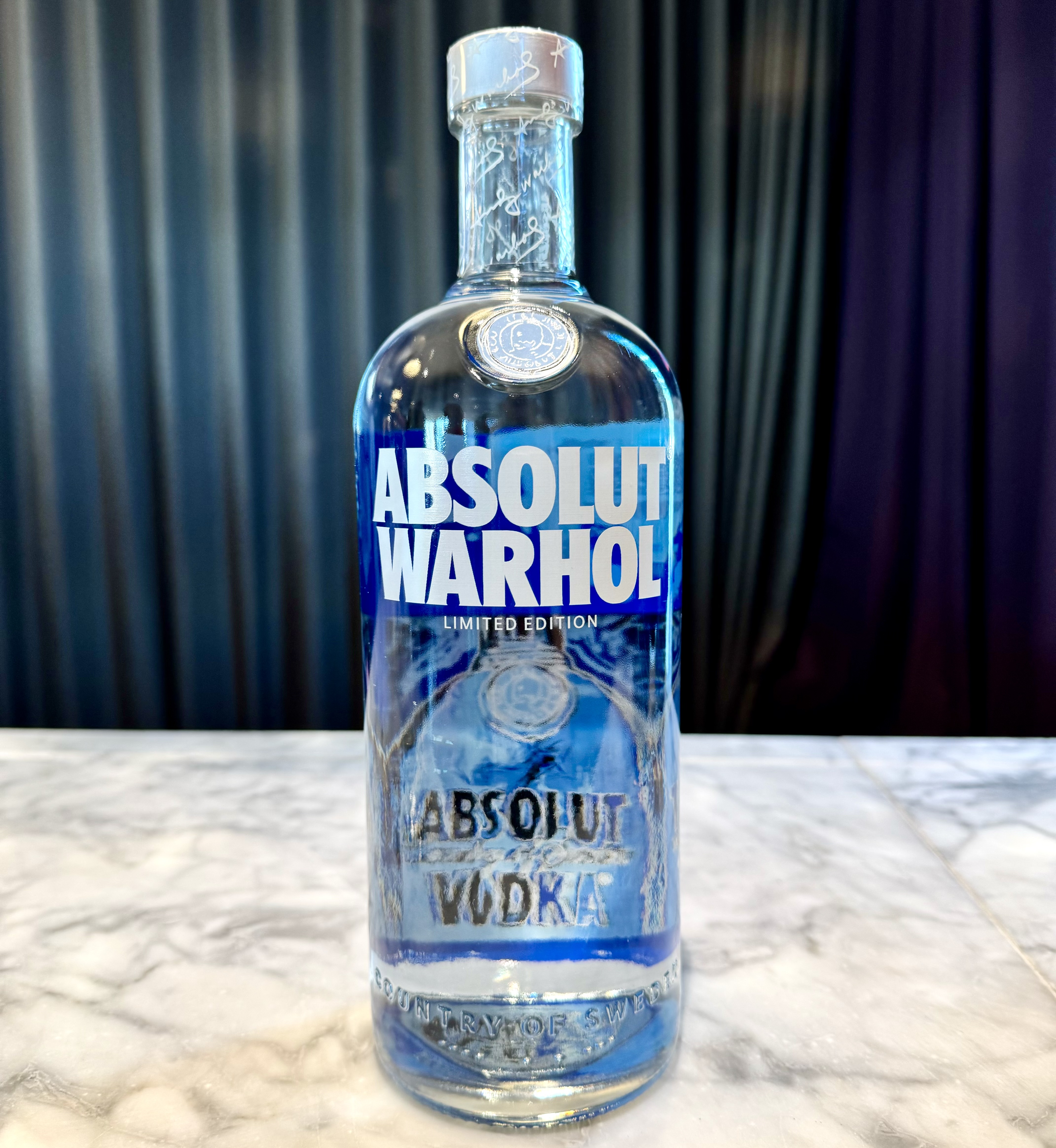 Absolut vodka bottle