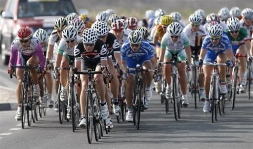 The Cervelo TestTeam took control of the sprint.