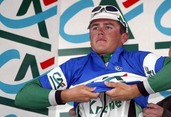 At the Tour de Normandie, 2003 where he won best young rider