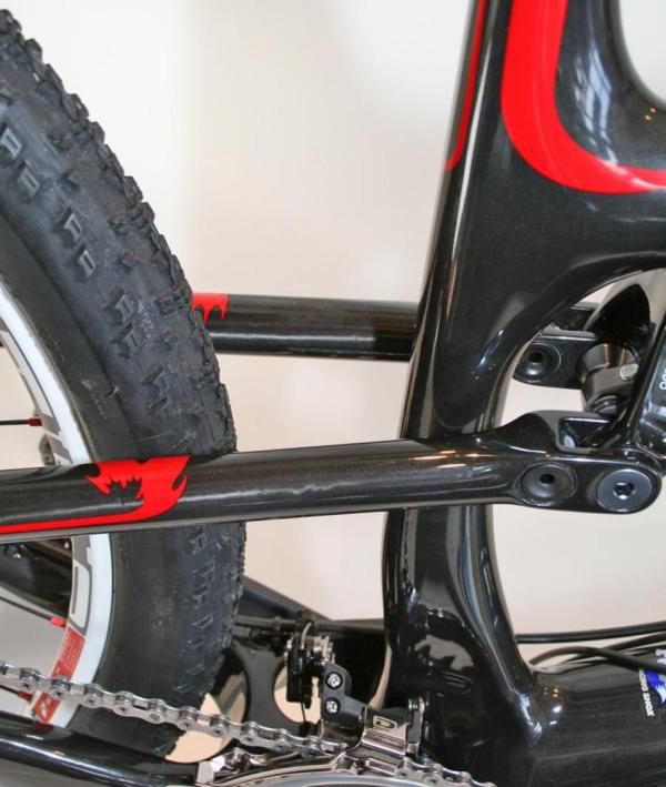 Rocky Mountain Element Team rear end detail.