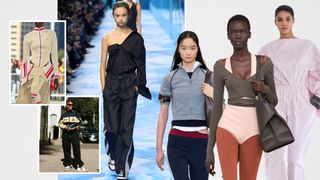 The 2025 sportswear fashion trend at Off-White, Paris Fashion Week, Christian Dior, Miu Miu, Ferragamo, Alaia