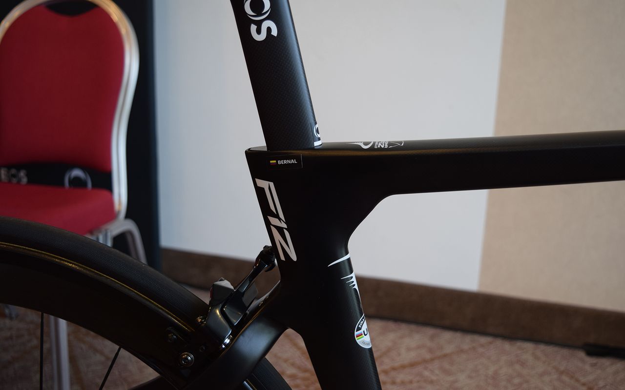 A look at the aero profile of the seat tube
