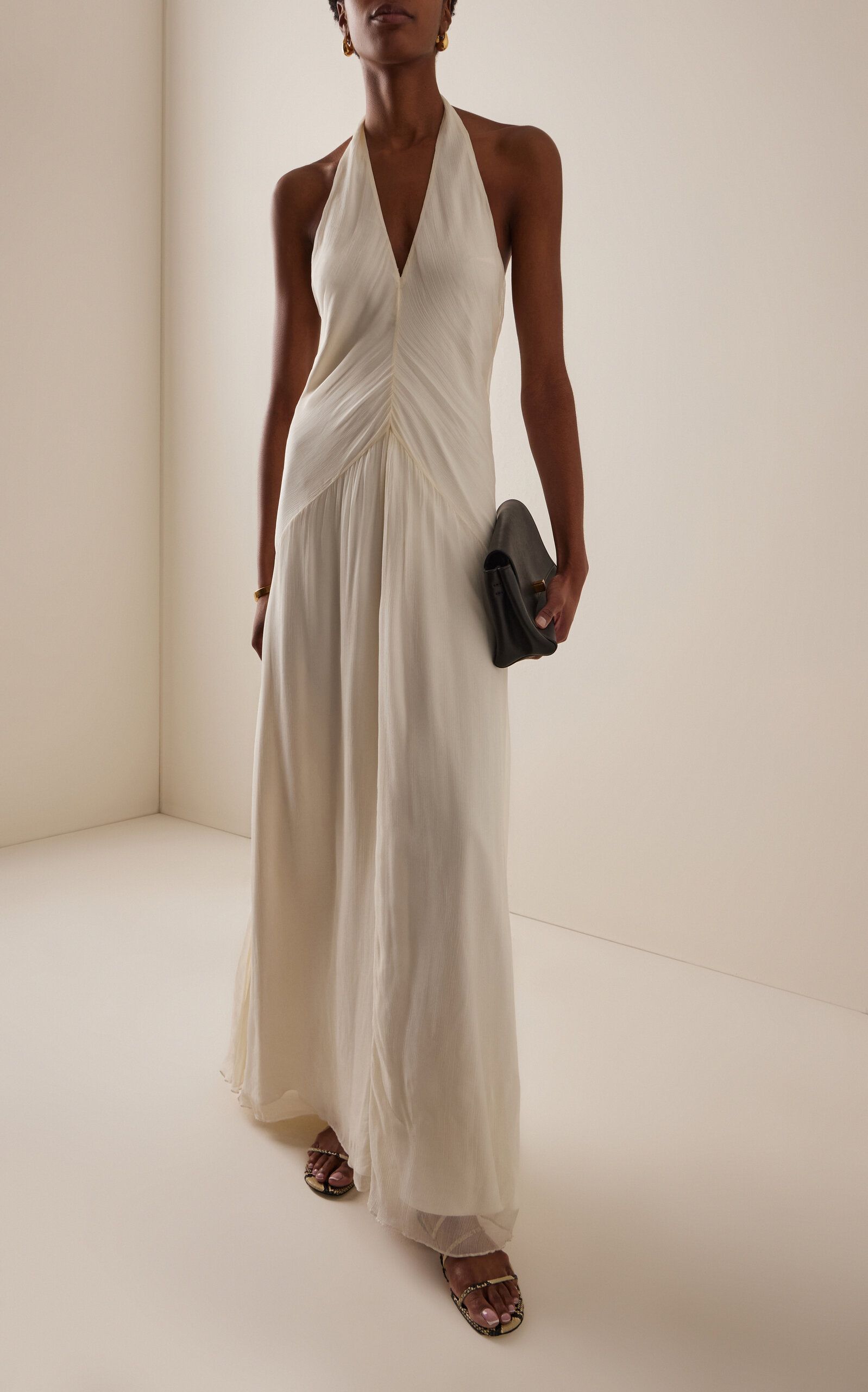 Luma Crepe Maxi Dress