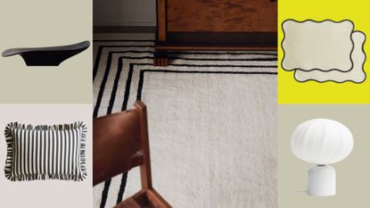 H&M Home black-and-white decor collection