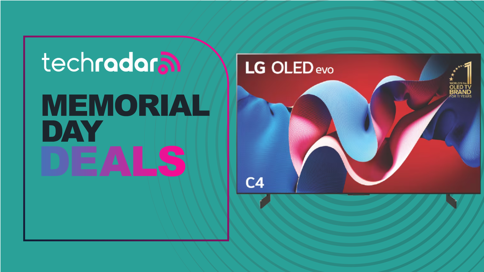 LG C4 OLED TV on sale for Memorial Day 2025