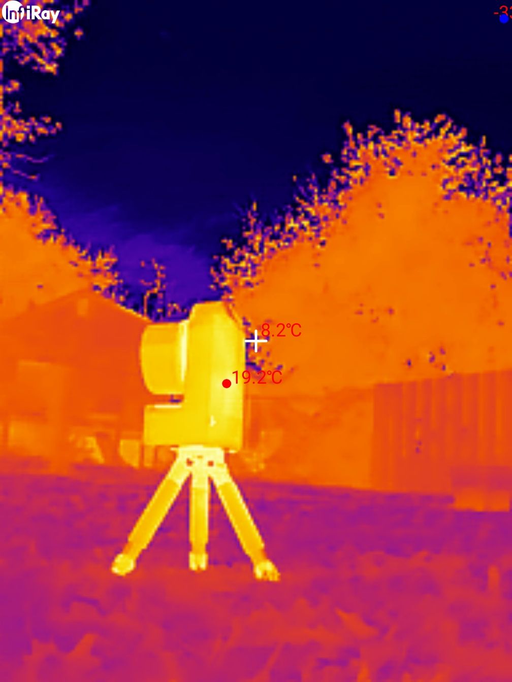 Thermal Master P2 camera sample.
