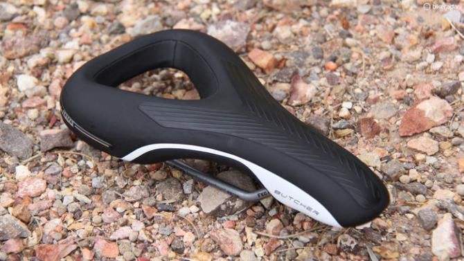 The Butcher is a rather unique looking saddle designed for gravity riding