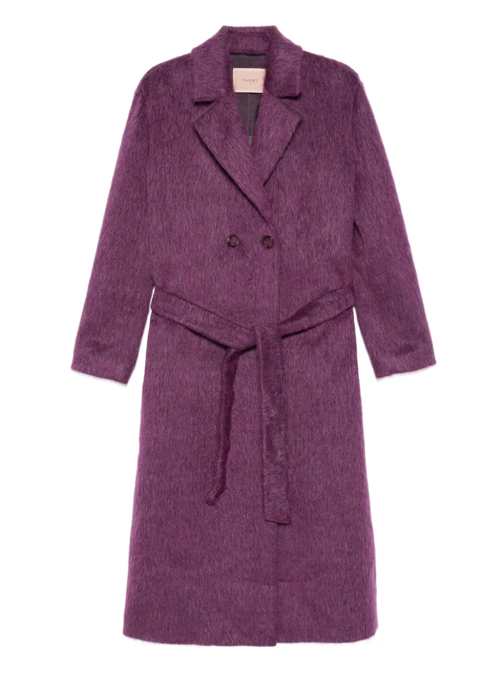 Twinset Belted Double-Breasted Coat | 40