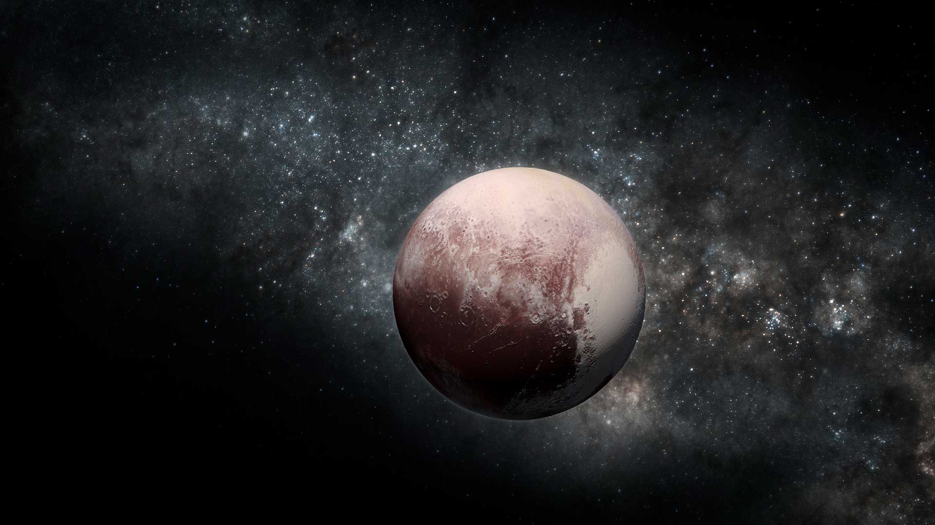 Pluto the planet as an illustration