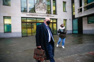 Mike Lynch, former CEO of Autonomy, departs from his extradition hearing at Westminster Magistrates Court in London