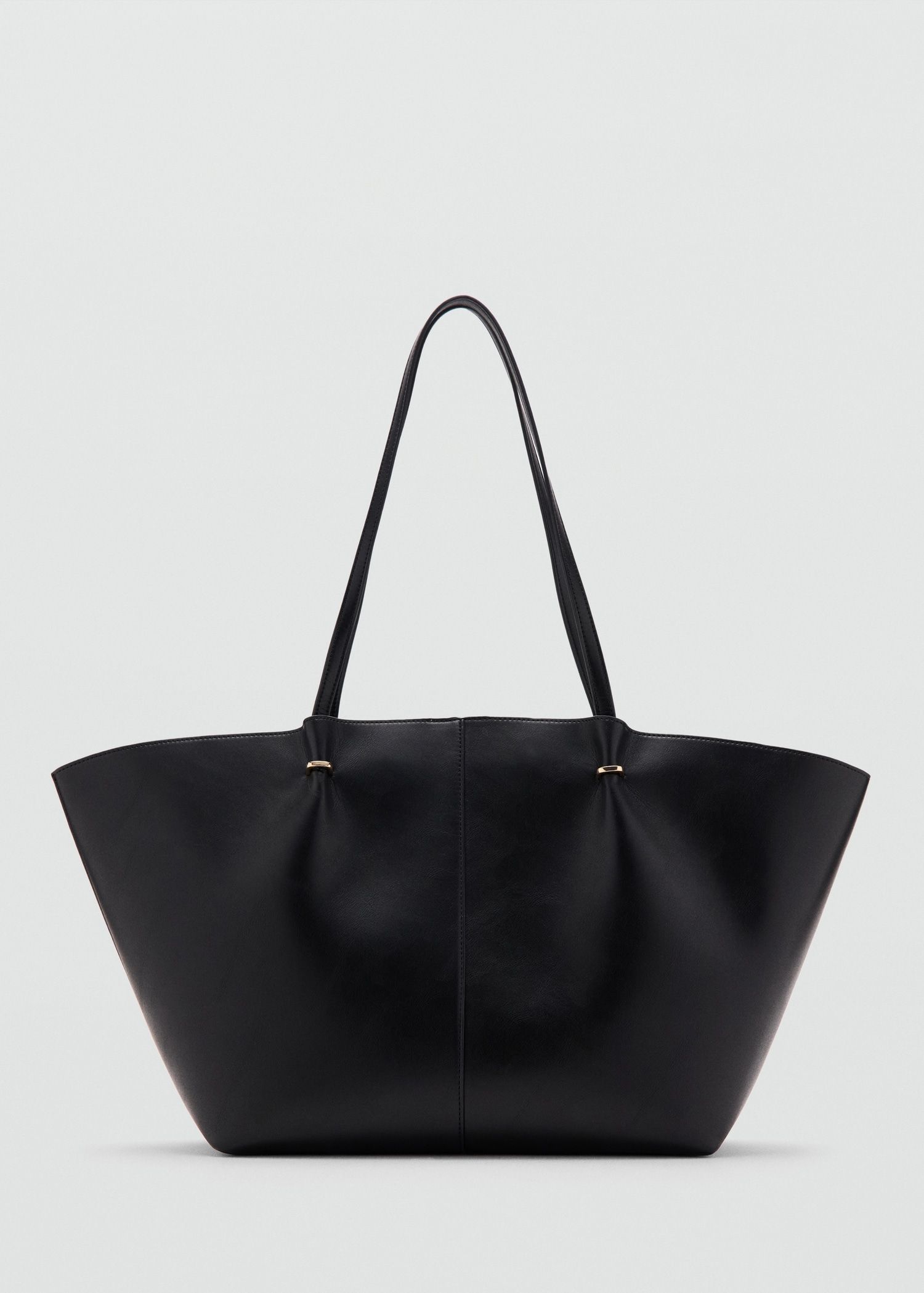 Shopper Bag With Metallic Details - Women | Mango United Kingdom