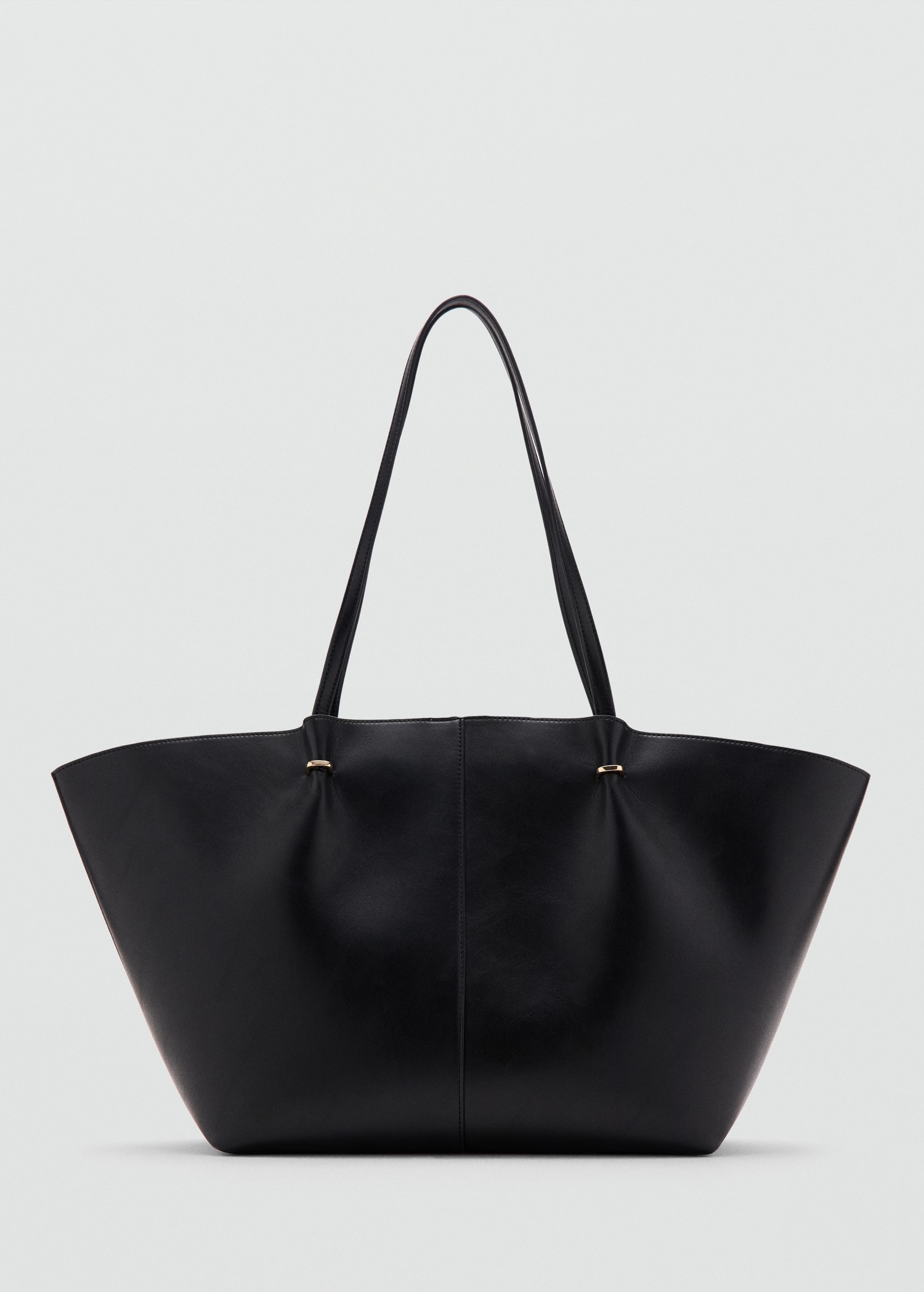Shopper Bag With Metallic Details - Women | Mango United Kingdom