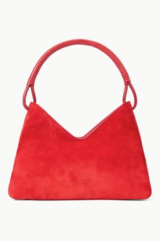 Valerie Shoulder Bag in Chili Suede