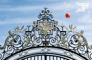 Cricket ball flying towards top of a metbal gates