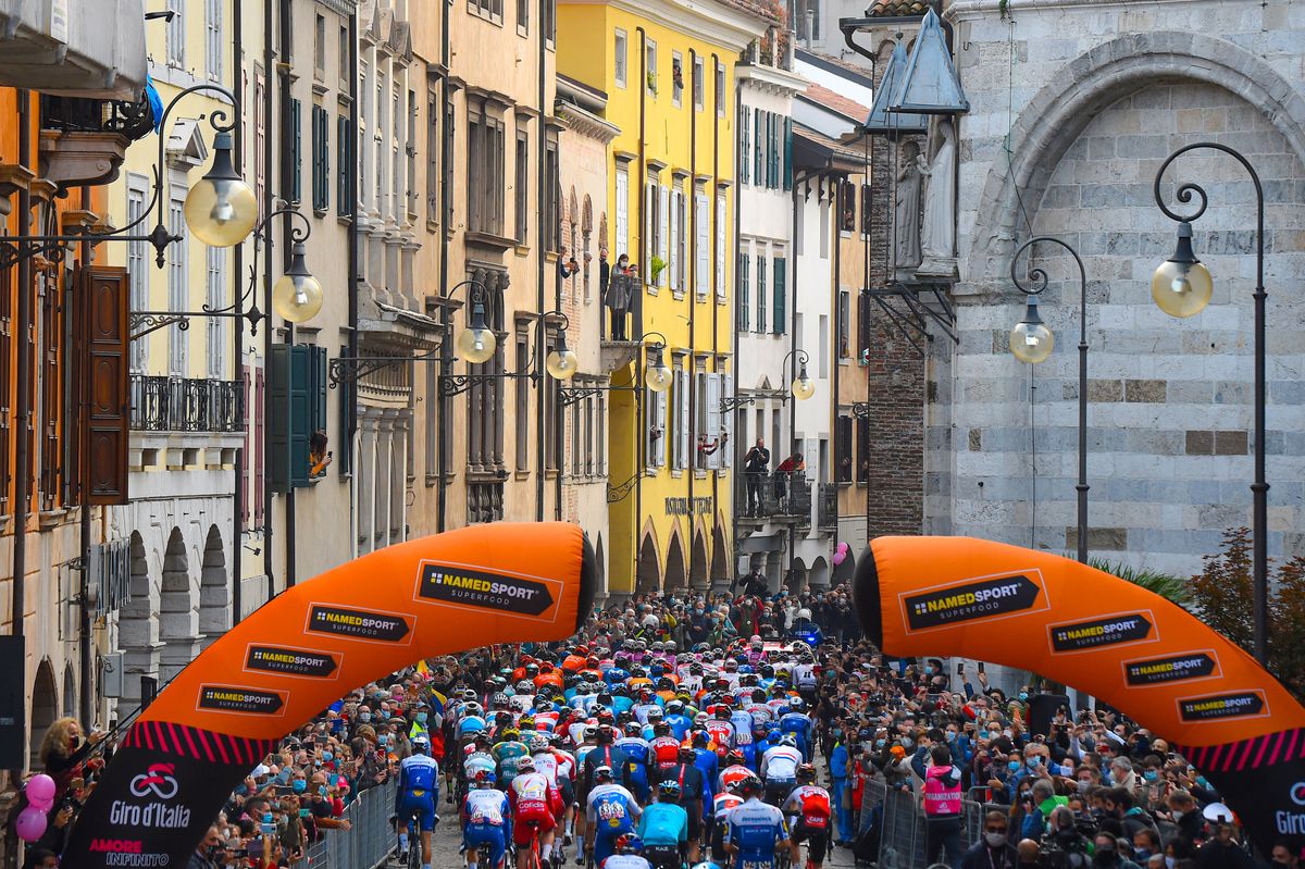 Giro dItalia 2020 103rd Edition 16th stage Udine San Daniele Del Friuli 227 km 20102020 Scenery photo Dario BelingheriBettiniPhoto2020