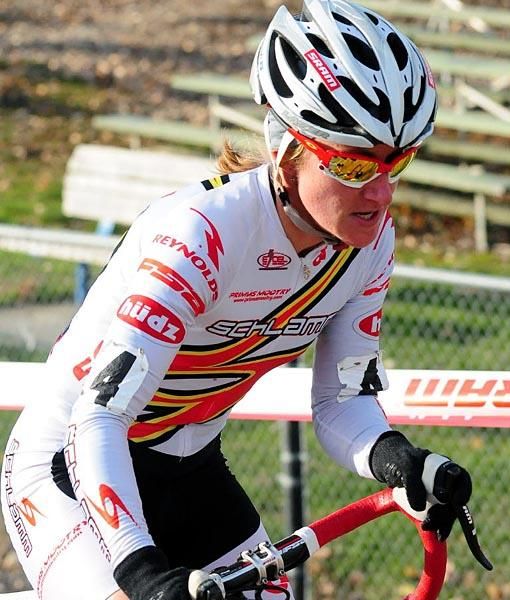 Amy Dombroski (Clement-Mootry-Primus) riding in third place.