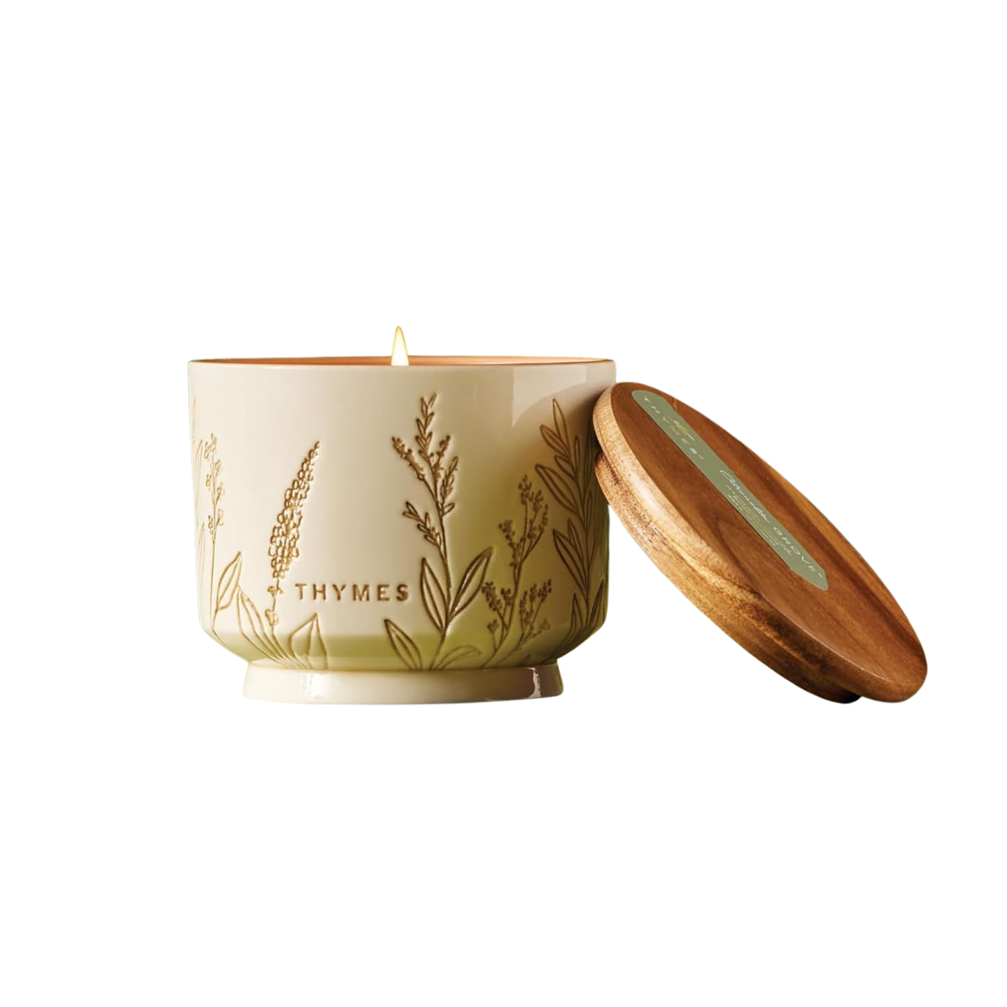 an outdoor candle