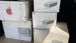 Apple IIgs in boxes
