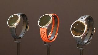 The Amazfit Active 2 on display at CES 2025 in Las Vegas