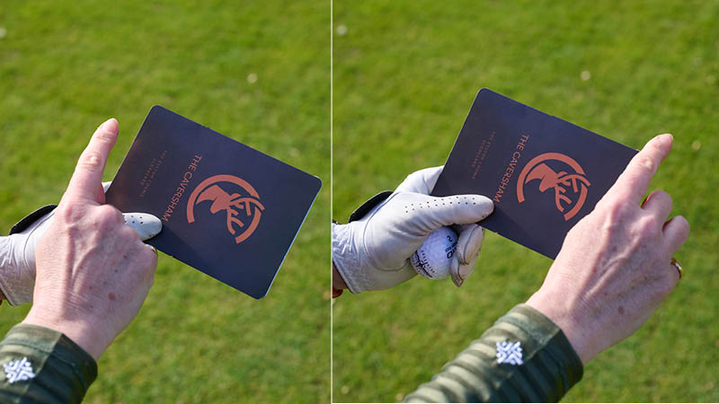 Katie Dawkins demonstrating breath work