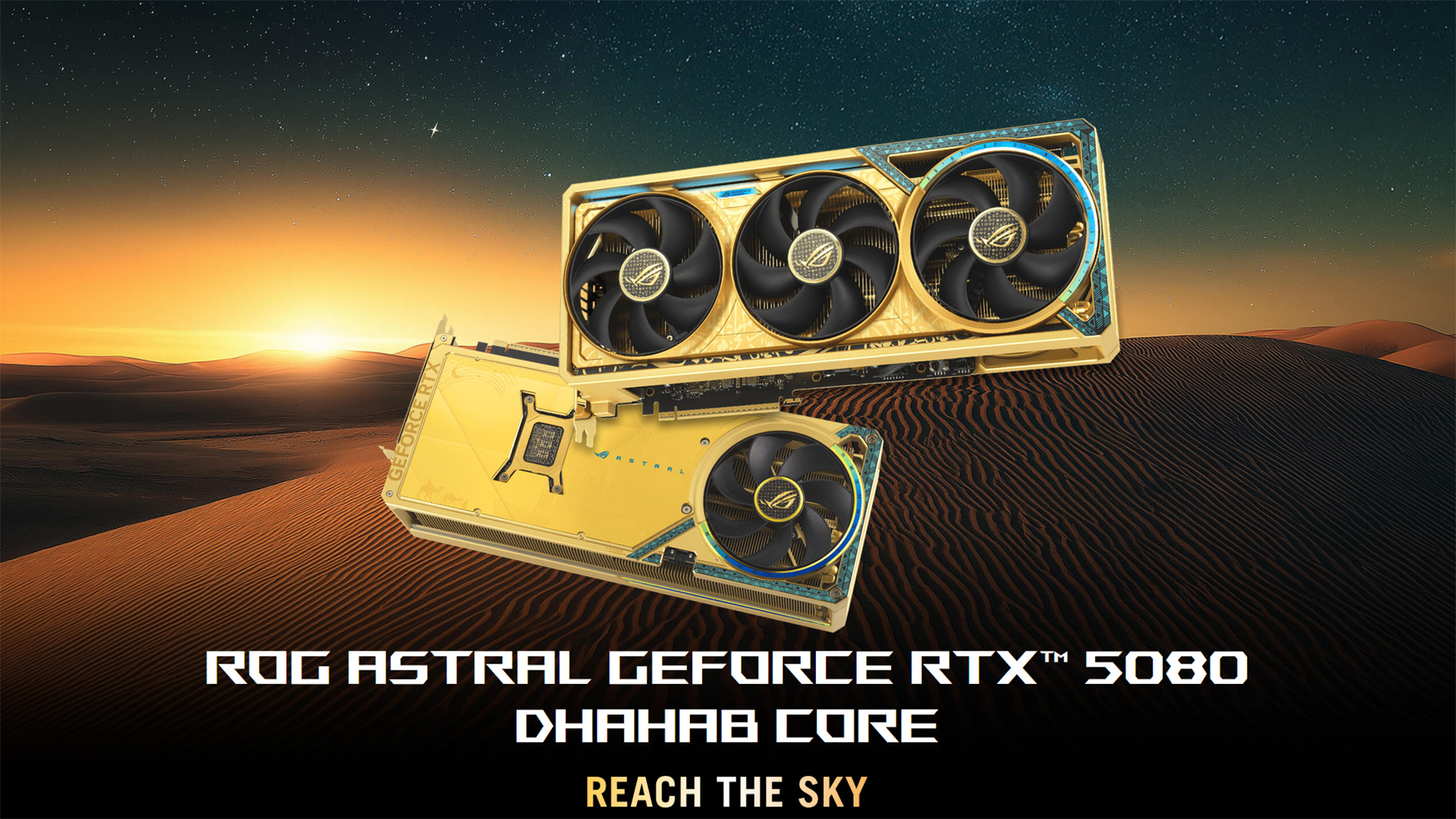 ASUS RTX 5080 DHAHAB CORE