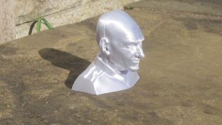 3D print of Captain Picard bust by tristangrimaux.