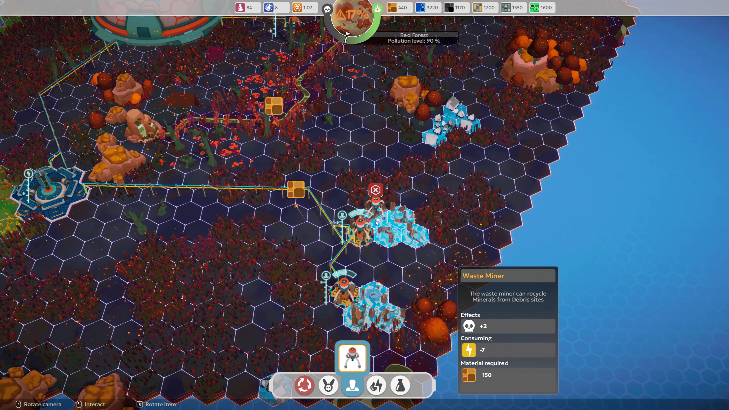Hooking up the grid in BioEden