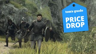 Dragon&#039;s Dogma 2 screenshot with a Tom&#039;s Guide deal tag