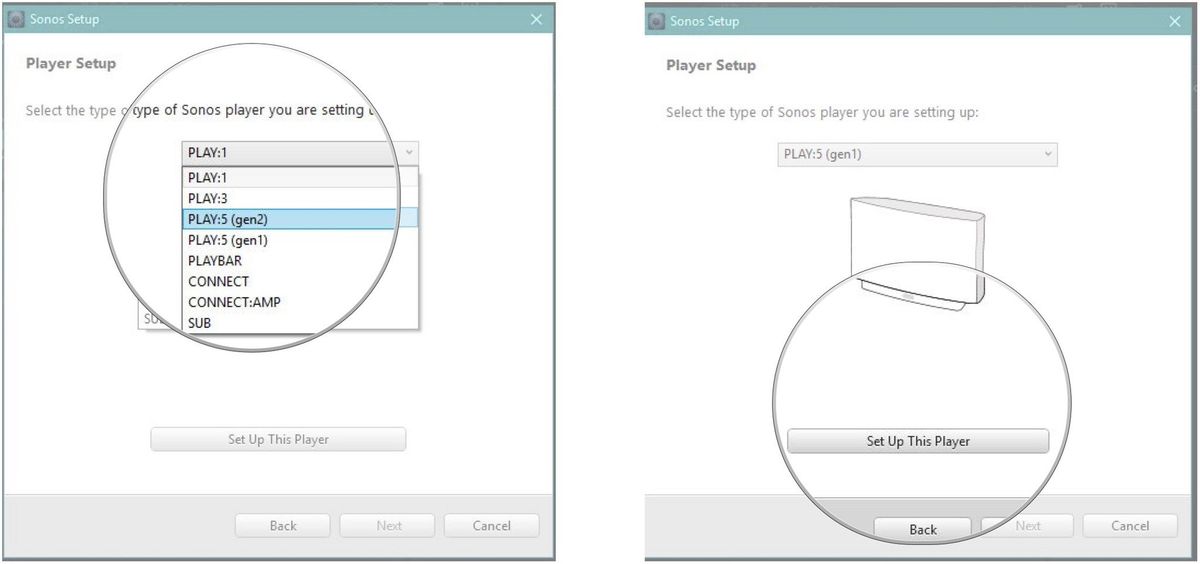 How to add another Sonos speaker using the Sonos Controller on Windows