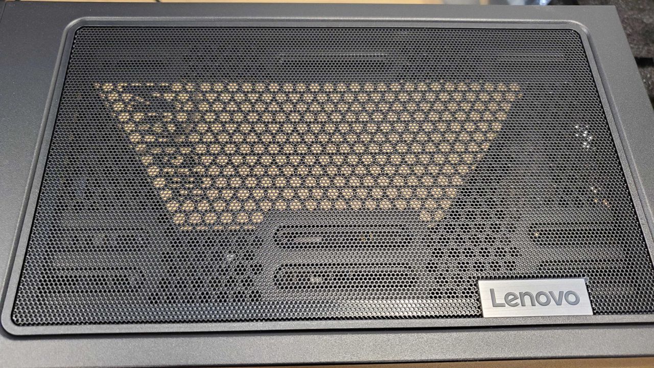 closeup black gaming PC with glass side