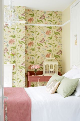 Little Greene produces Victorian-inspired wallpapers, such as this China Rose design, £84 per roll