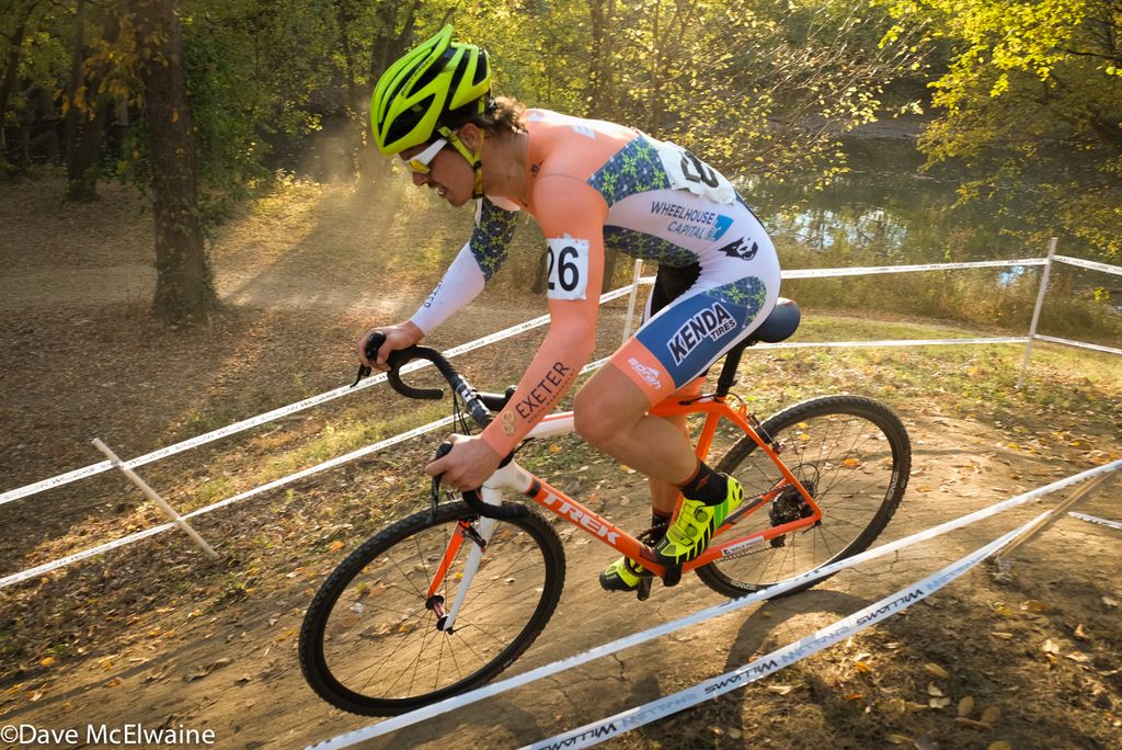 Bjorn Selander (UCI CT/WPT) riding in the top ten mid-race