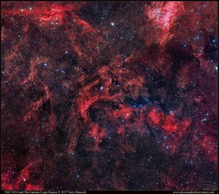 Part of the Gamma Cygni region that includes NGC 6914.