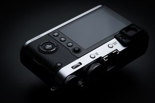 The thumb stick on the rear of the camera allows for the focus point to be easily shifted around the frame
