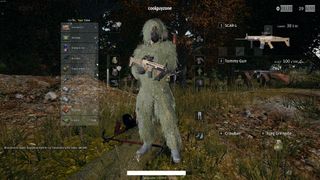 The feared ghillie suit