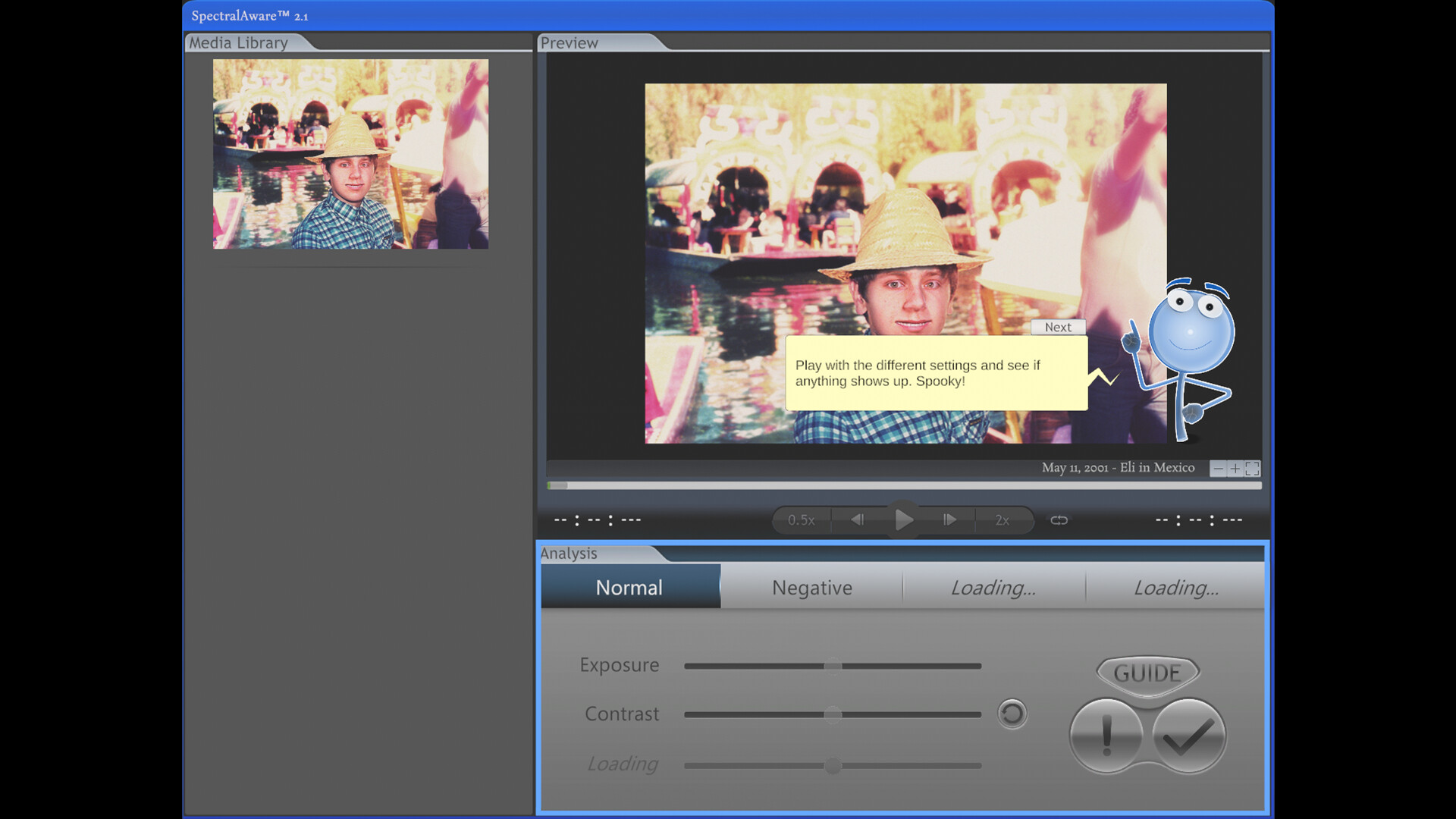 Developer images of a game being made