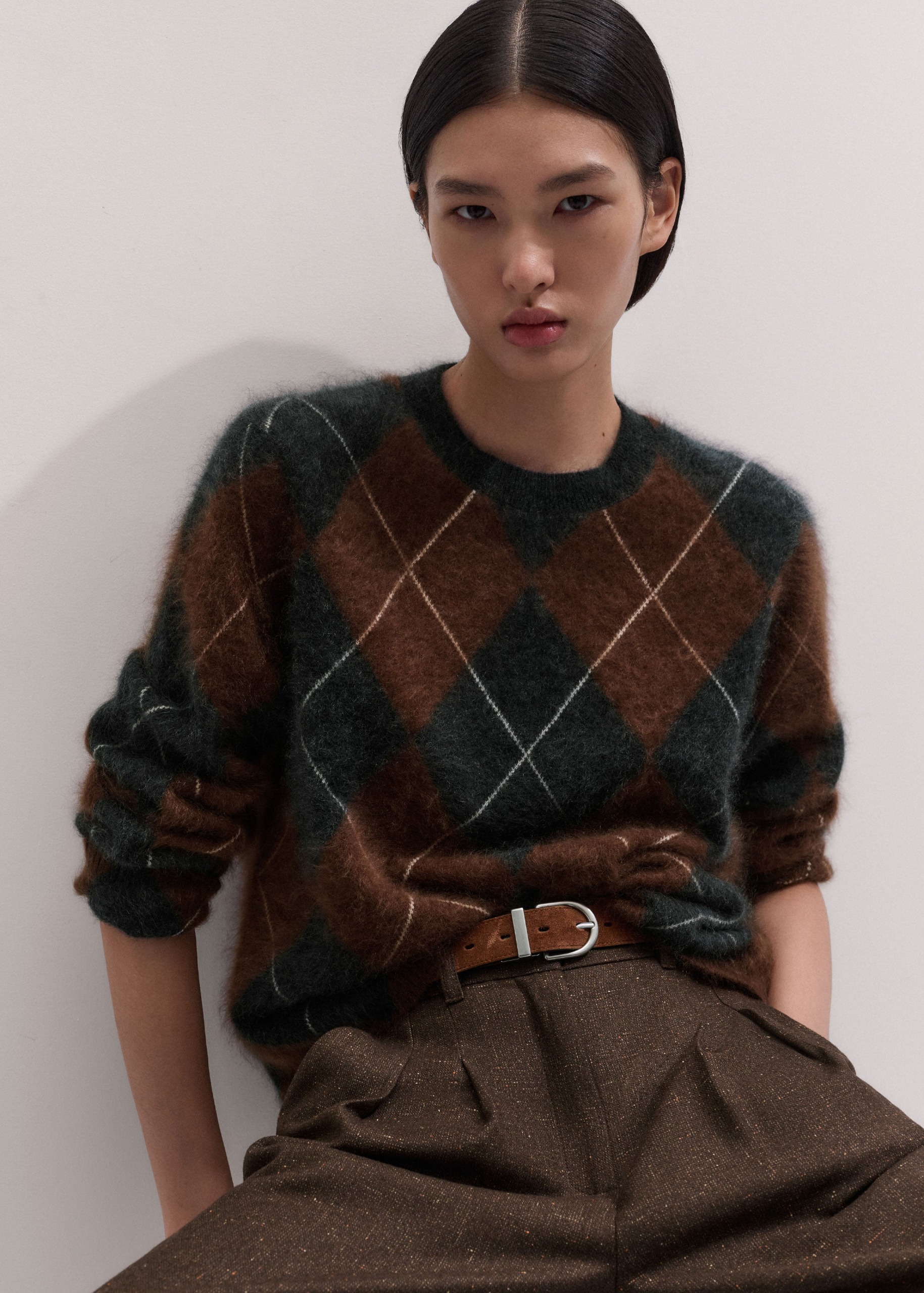 Argyle Relaxed Jumper