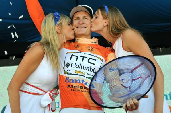 Andr&eacute; Greipel (HTC-Columbia) sealed his second Tour Down Under title