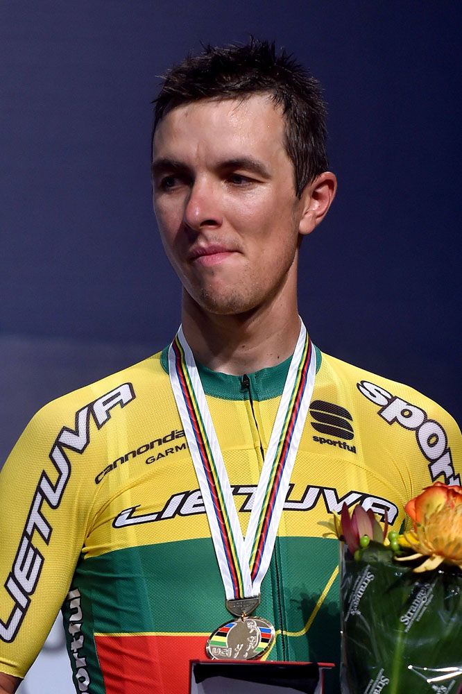 Ramunas Navardauskas earned the bronze medal for Lithuania