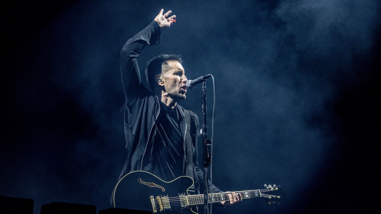 Nine Inch Nails (NIN) will perform on the second day of Mad Cool 2025 at the Iberdrola Music venue on July 11, 2025 in Madrid, Spain.