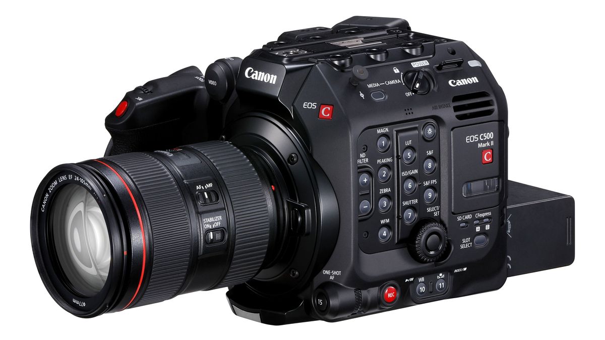  Canon  EOS C500  Mark II comes with 5 9K Cinema RAW Light 