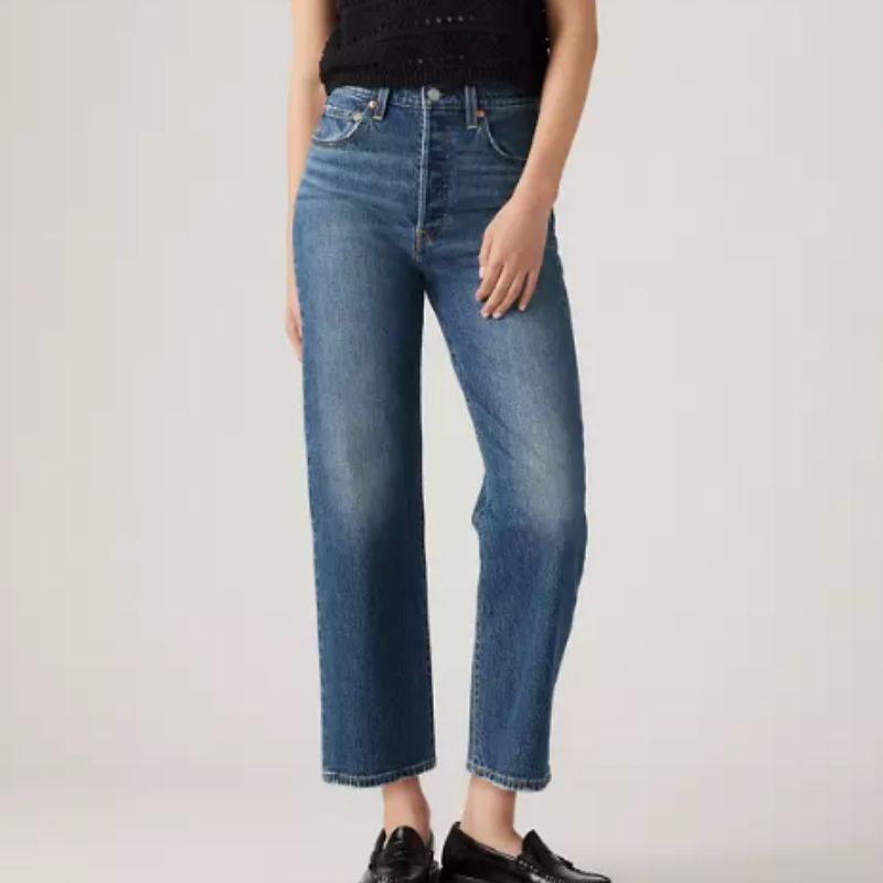 Levi's Straight Ankle Jeans
