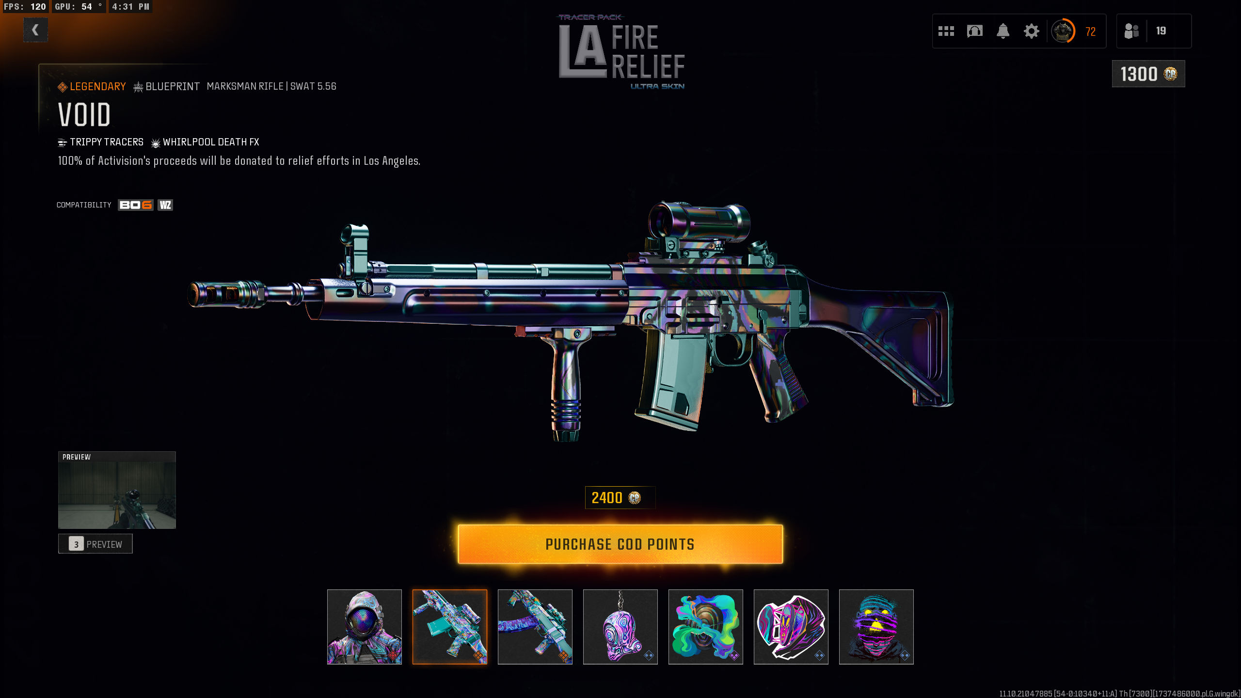 Call of Duty: Black Ops 6 and Warzone players can support LA Wildfire relief by purchasing the new operator bundle from the in-game store for 2400 COD points.